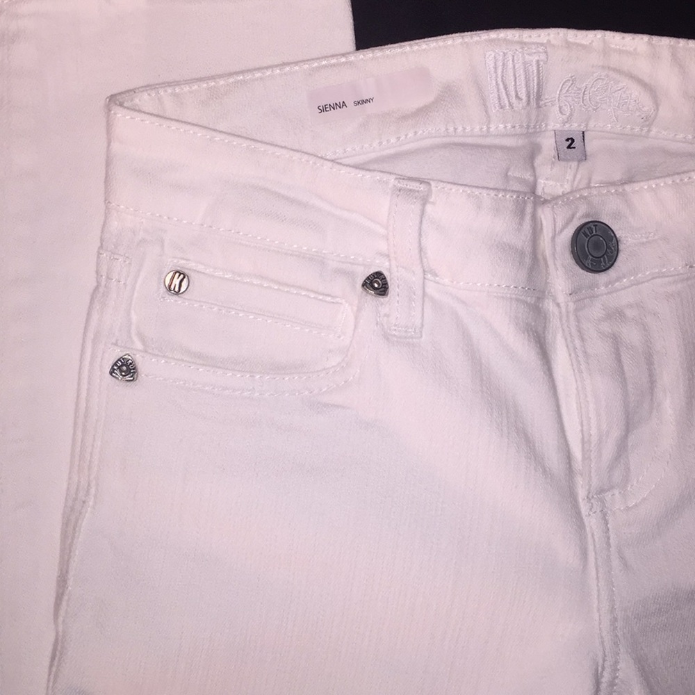 Kut from the Kloth White Sienna Skinny Jeans!